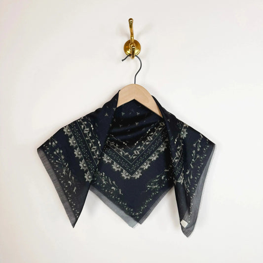 Milano Paislay Foulard in Black-Accessories-Nitto-eugenienewport