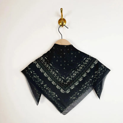 Milano Paislay Foulard in Black-Accessories-Nitto-eugenienewport