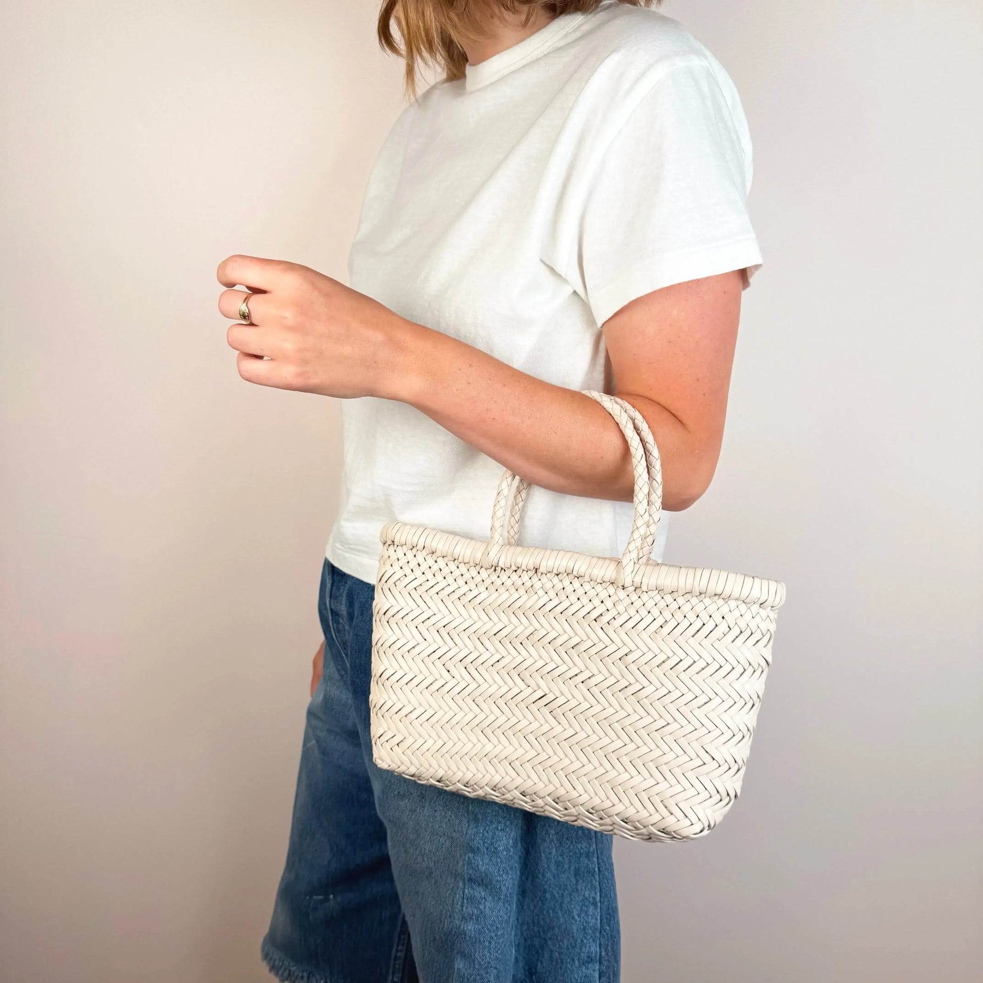 Mini Flat Gora in Tan-Accessories-Dragon Diffusion-eugenienewport