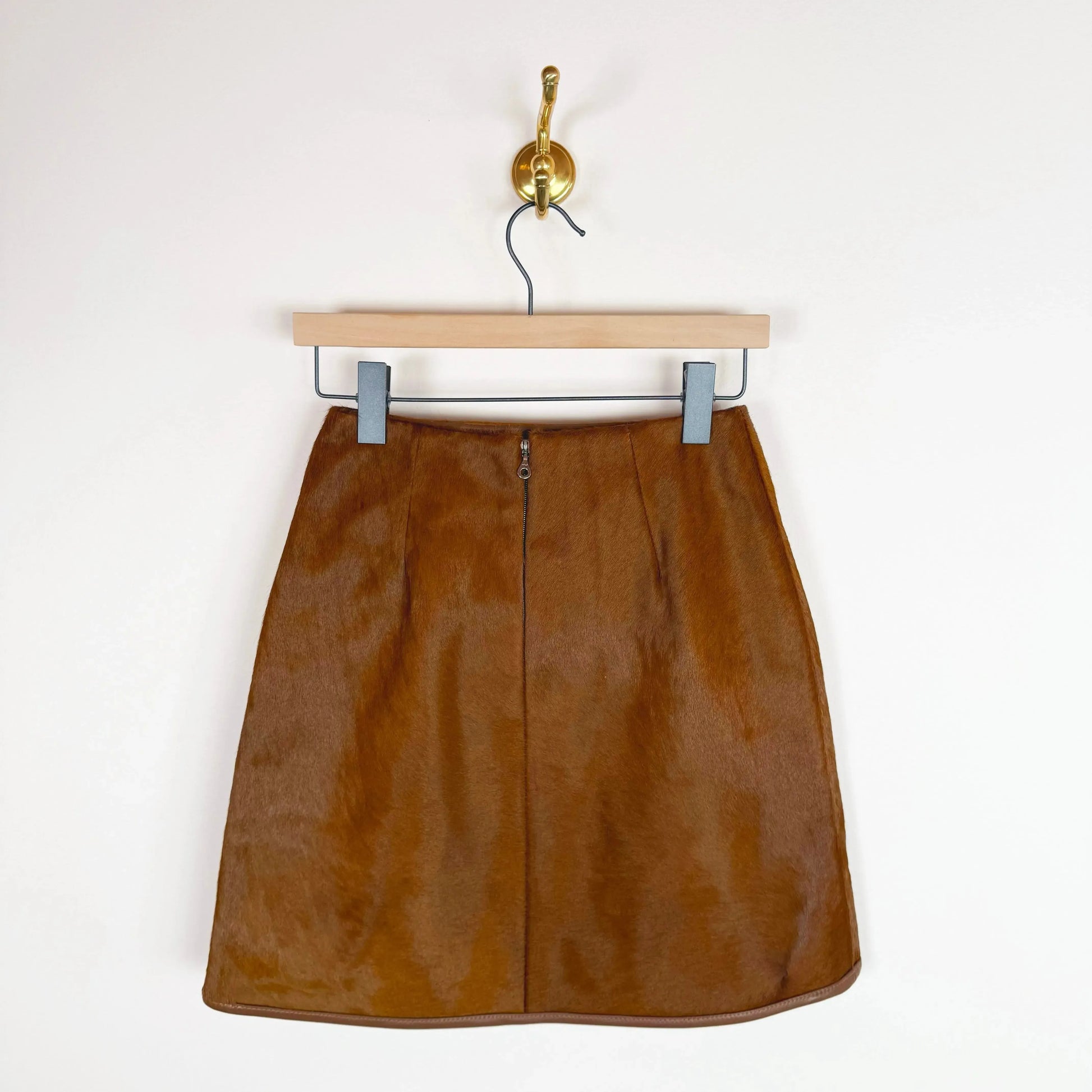 Mini Sadie Skirt in Chestnut Hair-Skirts-Cawley-eugenienewport