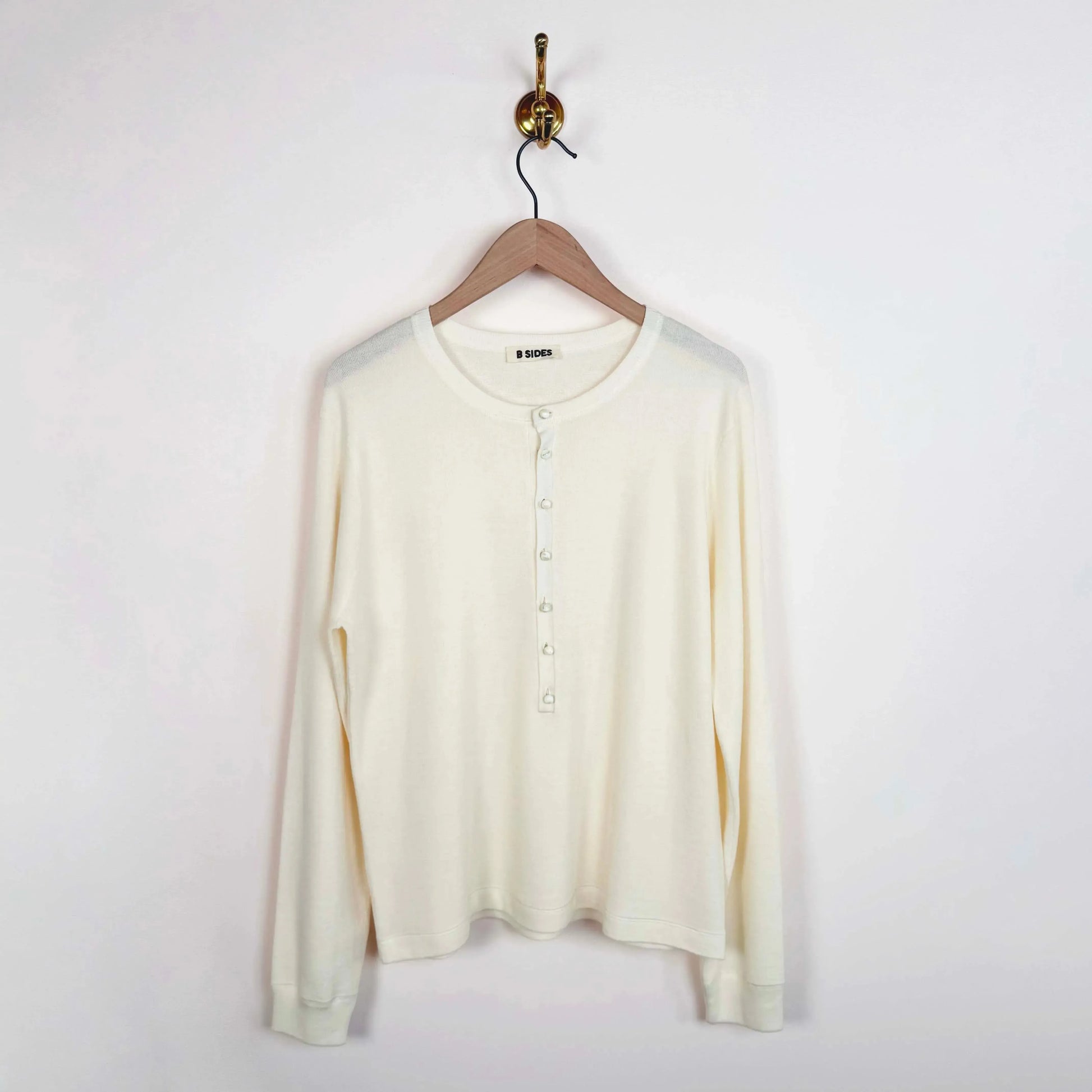Moore Henley in Cream-Tops-B Sides-eugenienewport