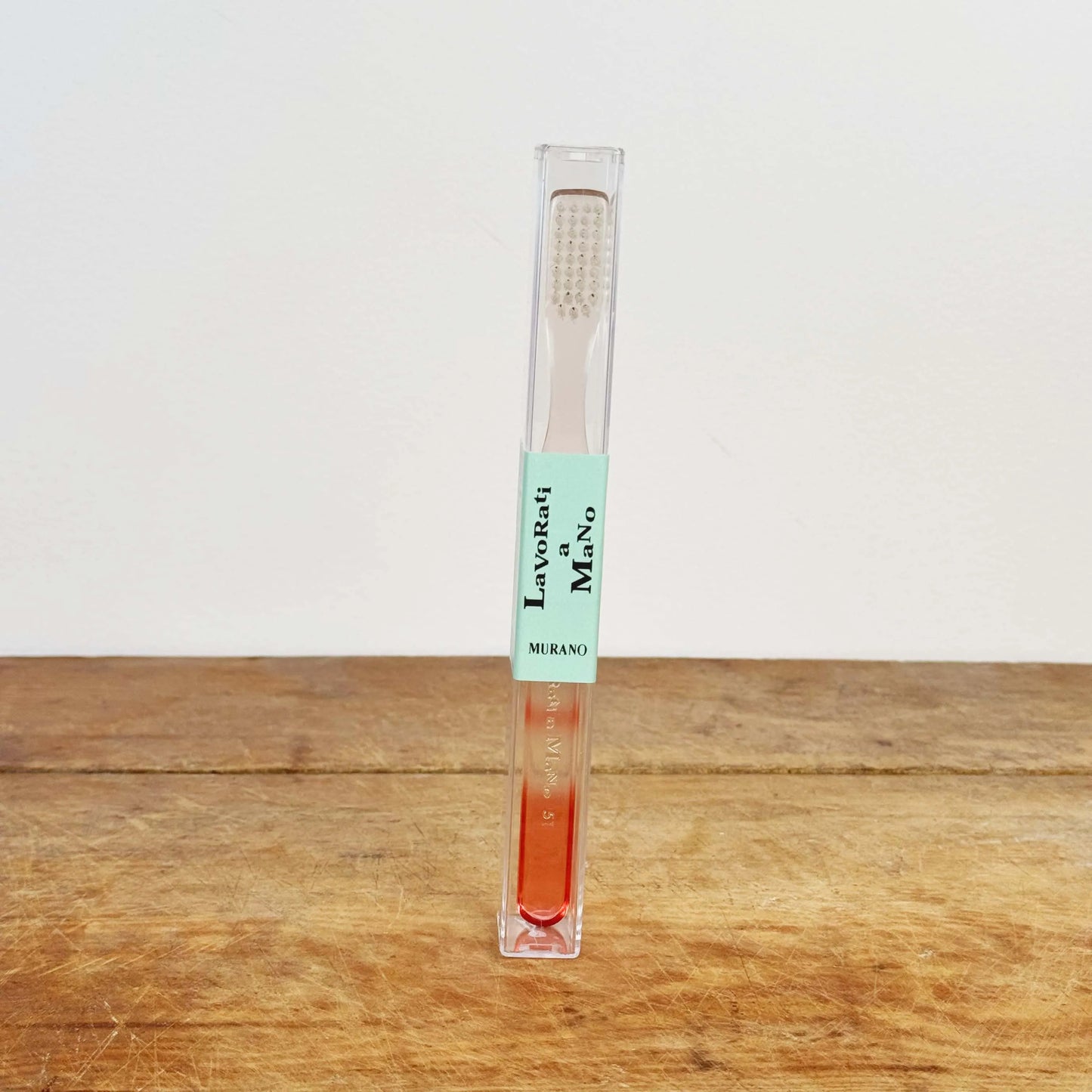 Murano Toothbrush-Apothecary-Lavorati a Mano-Pink-eugenienewport