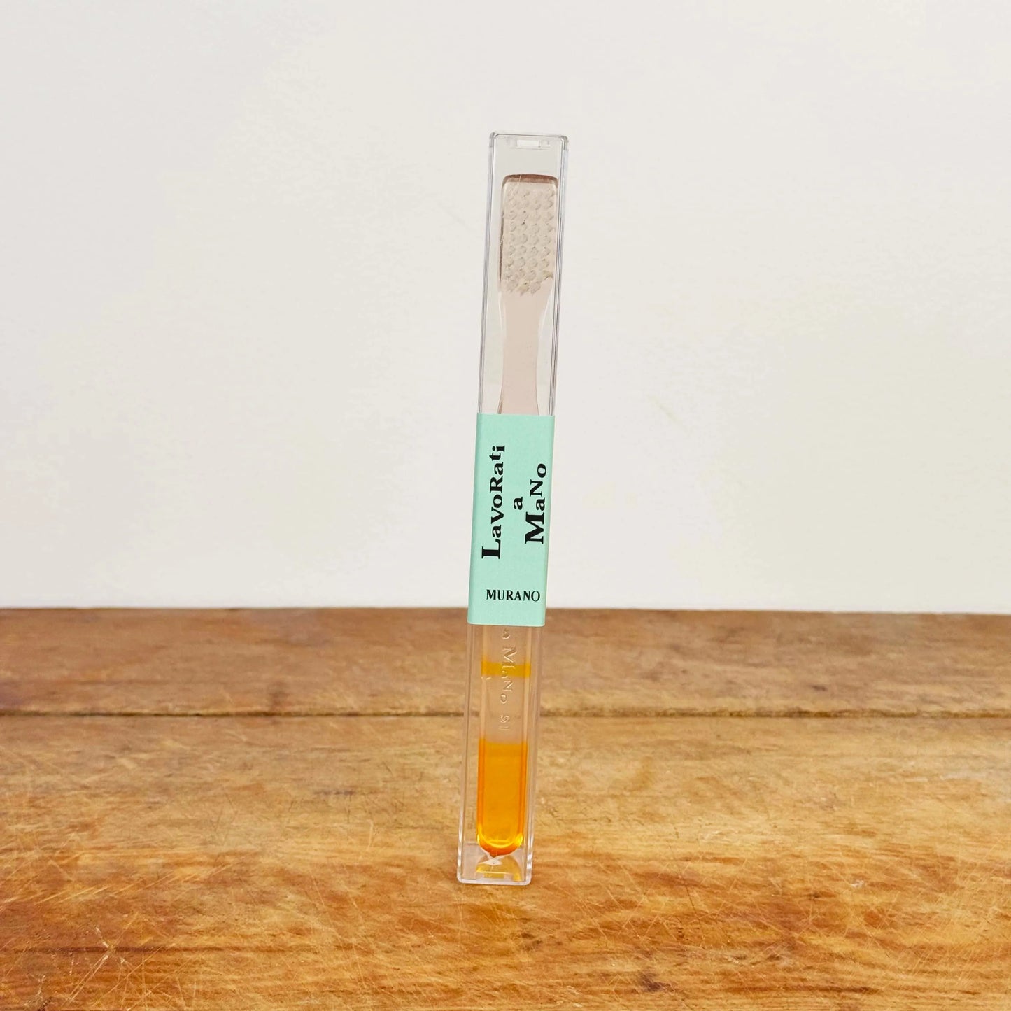 Murano Toothbrush-Apothecary-Lavorati a Mano-Yellow-eugenienewport