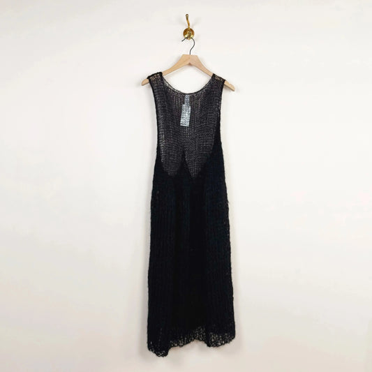 Natt Sweater Dress in Black-Dresses-Gudrun & Gudrun-eugenienewport