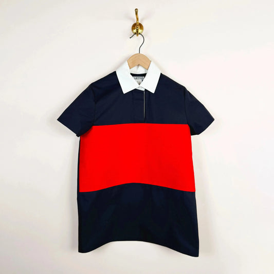 Navy Polo Dress-Dresses-A Letter-eugenienewport