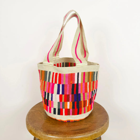 Noa 2 Bag in Octant Pink & Beige-Accessories-Guanabana-eugenienewport