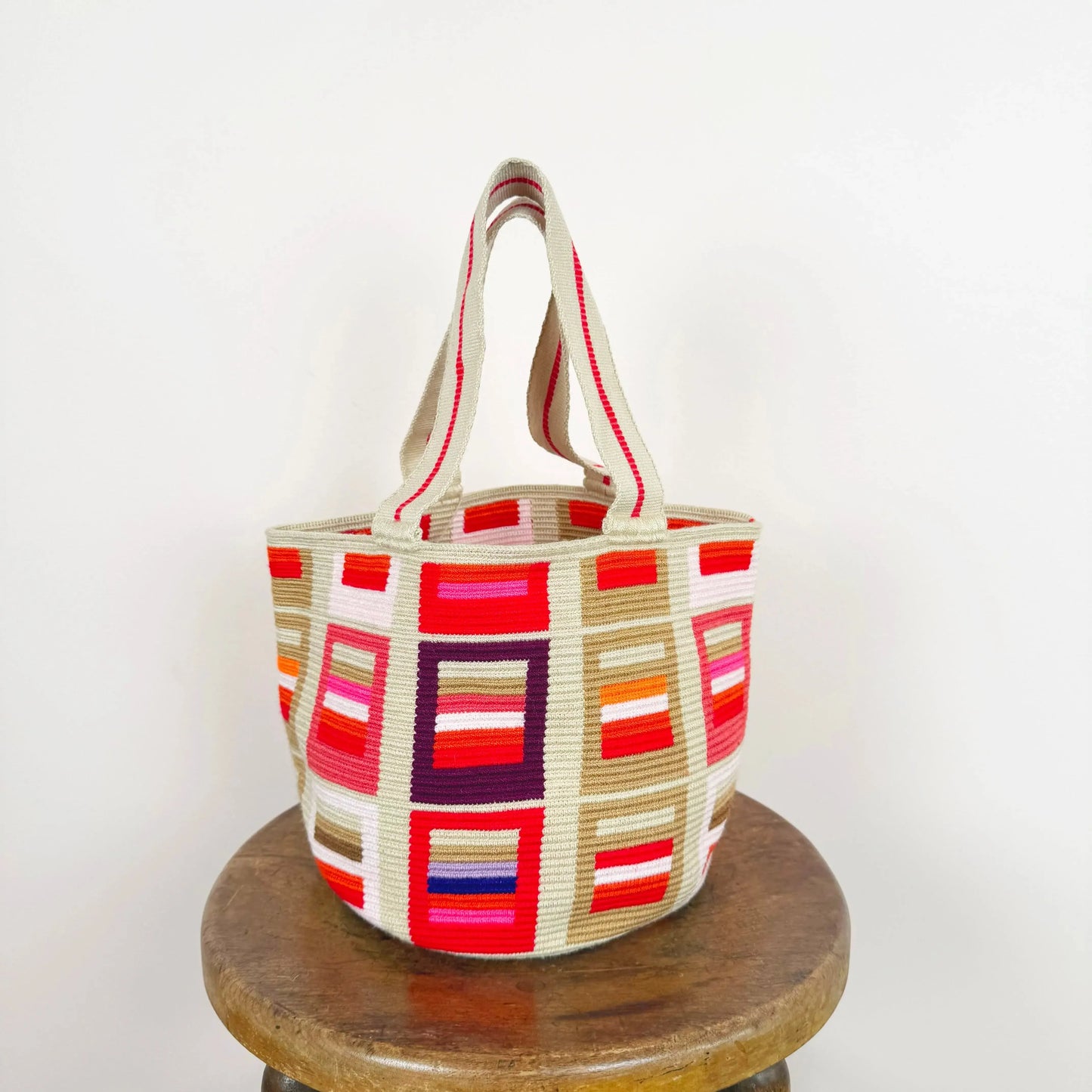 Noa 2 Bag in Orion Toast & Red-Accessories-Guanabana-eugenienewport