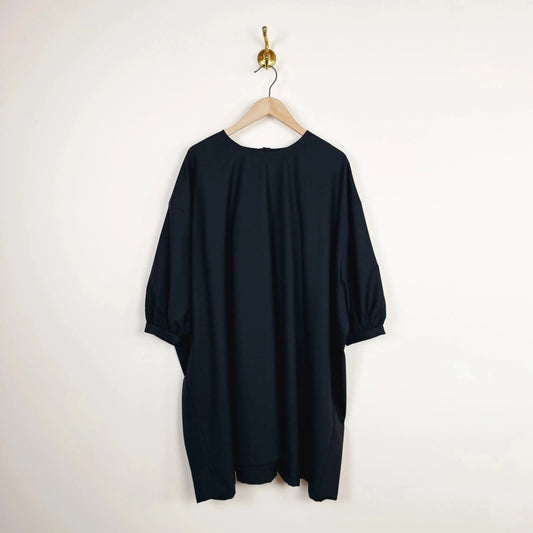 Non Chalant Dress in Black-Dresses-Henrik Vibskov-eugenienewport