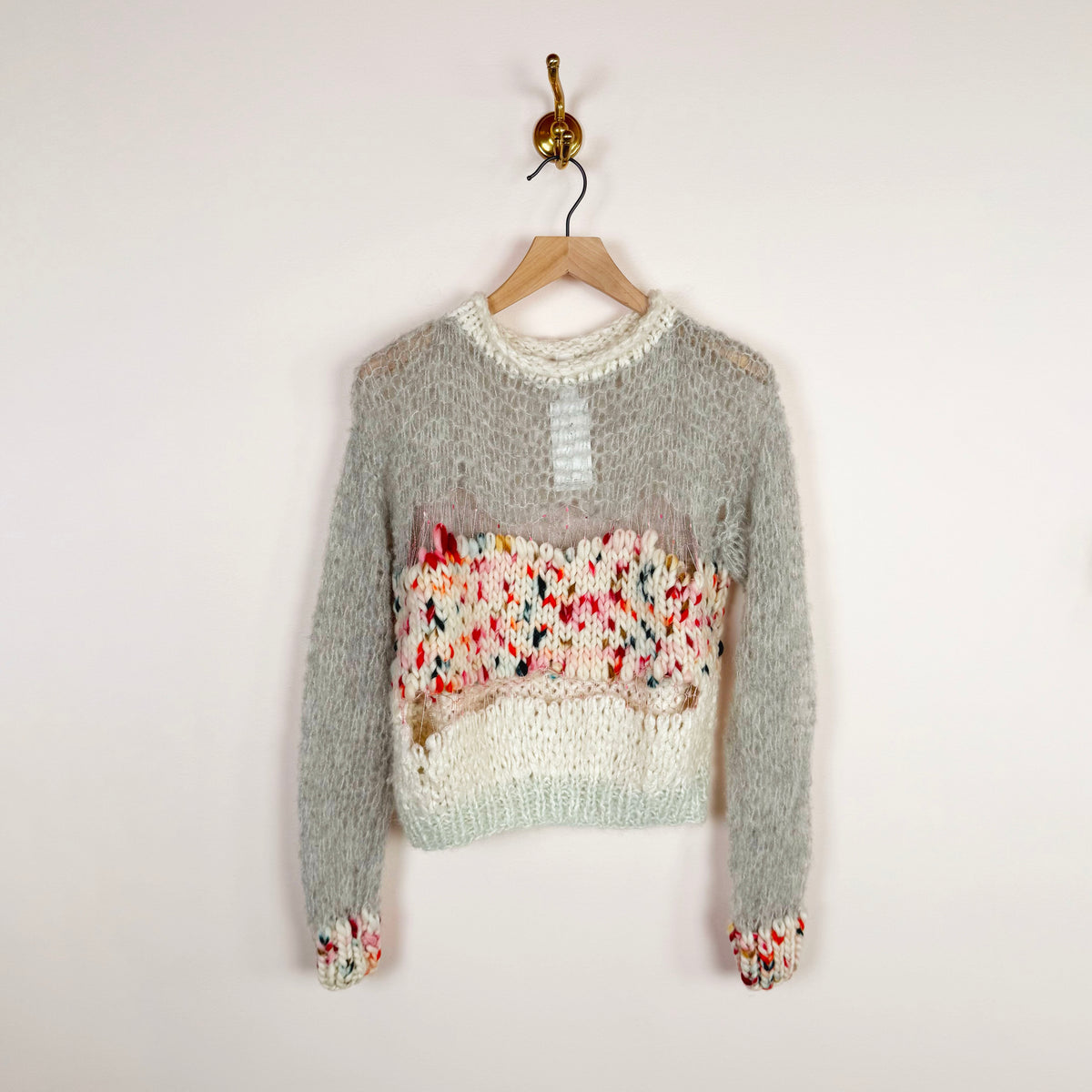 Ofelia Sweater in Grey Multicolor