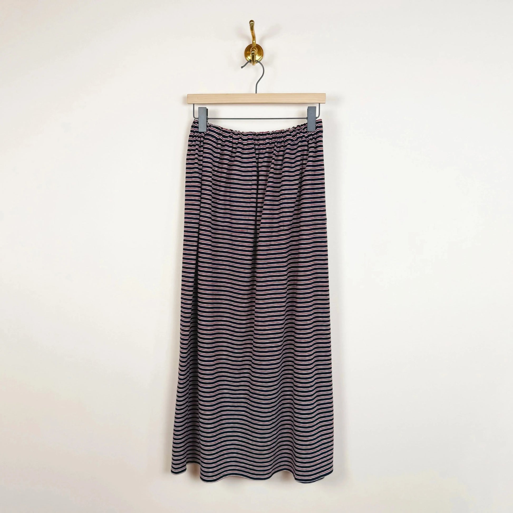 Oma Skirt in Navy/Red Stripe-Skirts-Eleph-eugenienewport