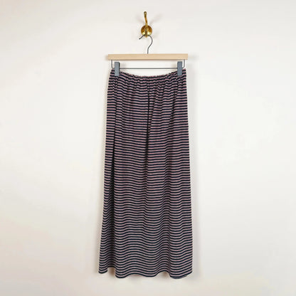 Oma Skirt in Navy/Red Stripe-Skirts-Eleph-eugenienewport