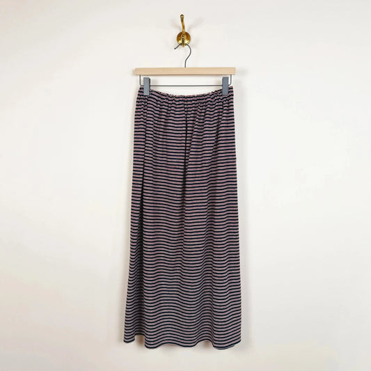 Oma Skirt in Navy/Red Stripe-Skirts-Eleph-eugenienewport