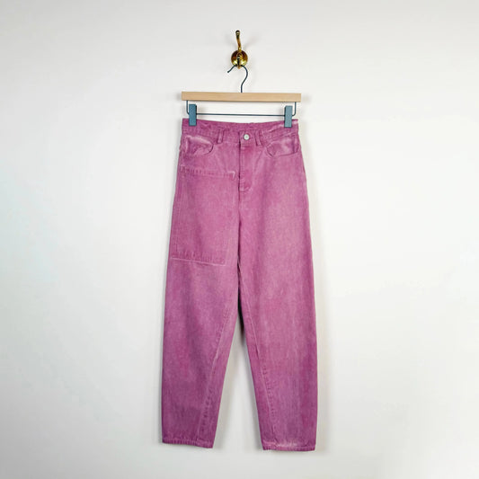 Ordinary Jean in Mineral Dyed Rose Quartz-Denim-Anntian-eugenienewport
