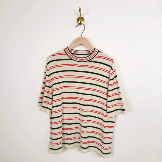 Organic Cotton Striped T-Shirt-Tops-Cordera-eugenienewport