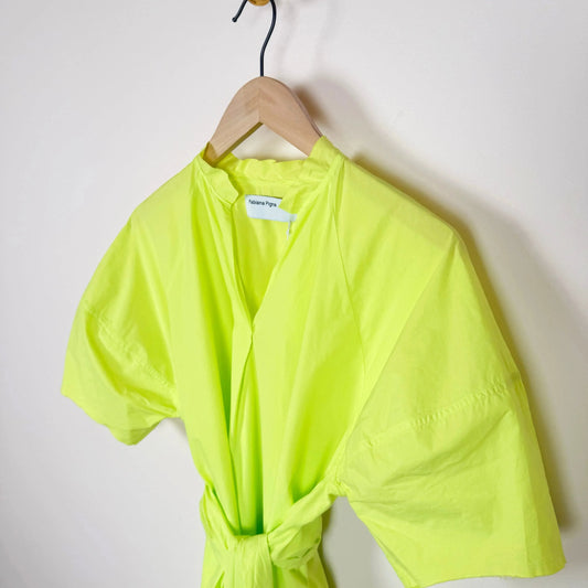 Ota Dress in Limon-Dresses-Fabiana Pigna-eugenienewport