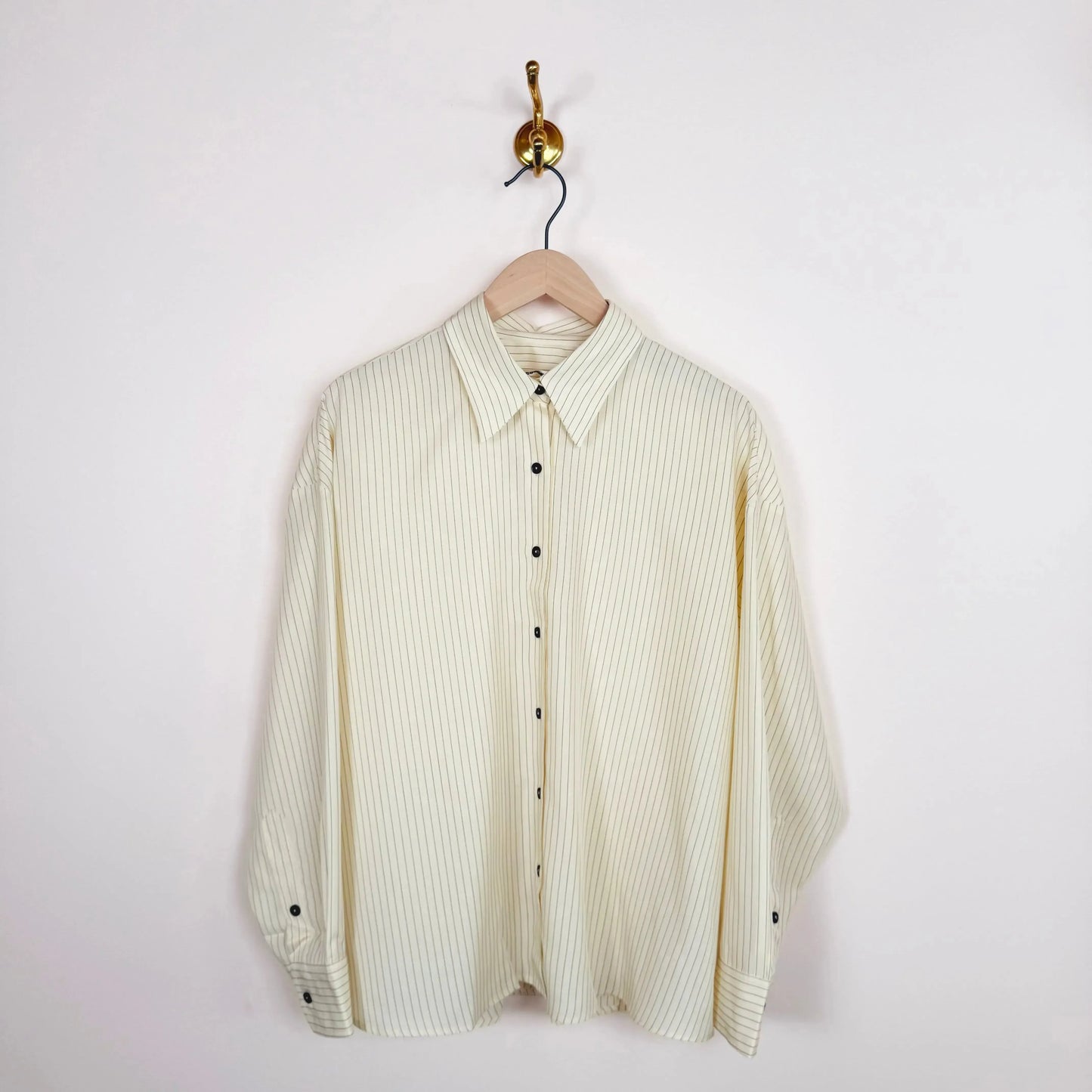 Oversized Pencil Striped Shirt-Tops-Cordera-eugenienewport