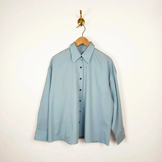 Oversized Shirt in Baby Blue-Tops-Cordera-eugenienewport