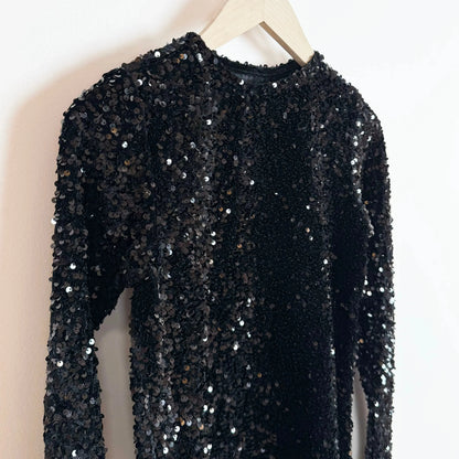 Paisley Top in Black Shine-Tops-Eleph-eugenienewport