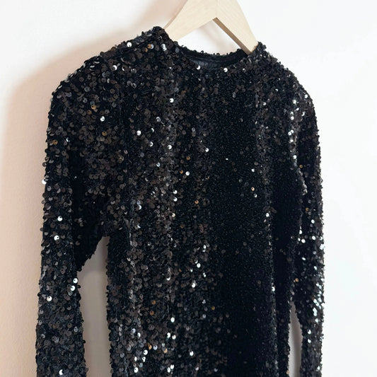 Paisley Top in Black Shine-Tops-Eleph-eugenienewport