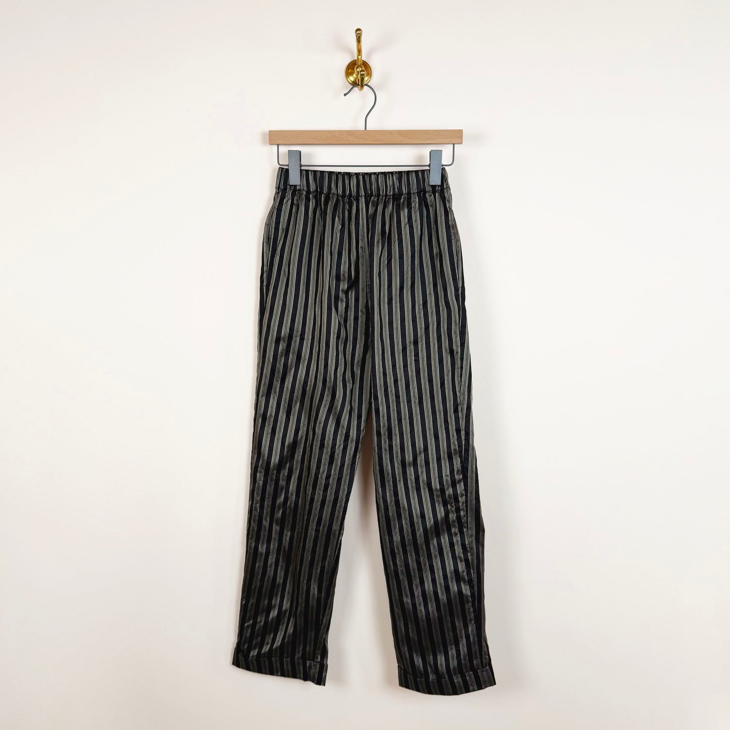 Pants 0470006 in Black Stripe