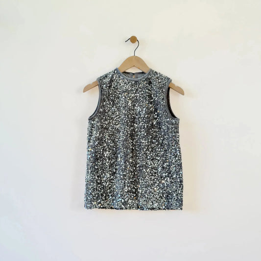 Penn Spencer in Grey Shine-Top-Eleph-eugenienewport