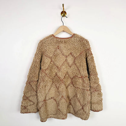 Pile Jacquard Coat in Ginger-Jackets-Sayaka Davis-eugenienewport