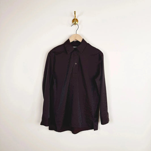 Pinole Shirt in Cocoa-Top-Studio Nicholson-eugenienewport