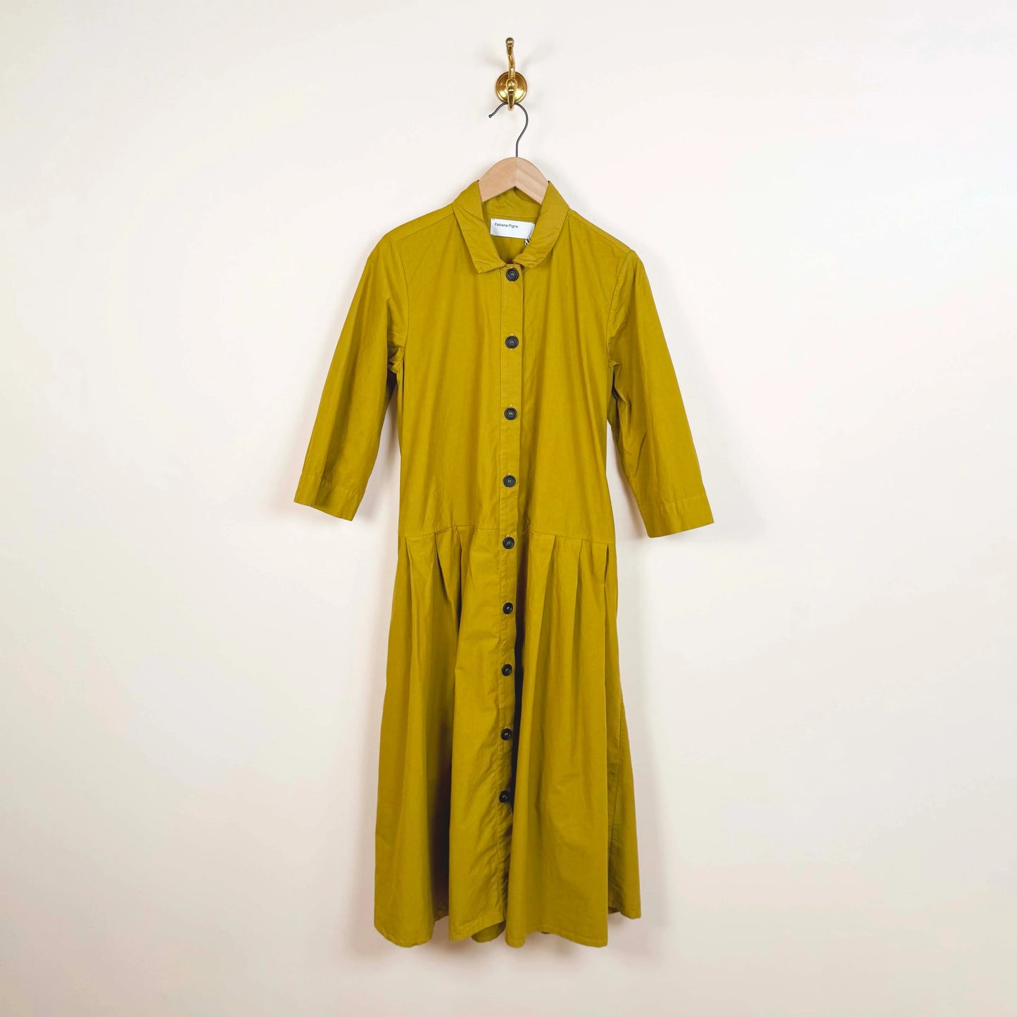 Plato Dress in Mustard-Dresses-Fabiana Pigna-eugenienewport