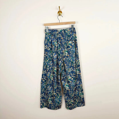 Pleated Long Trouser in Tana Lawn-Pants-KasMaria-eugenienewport