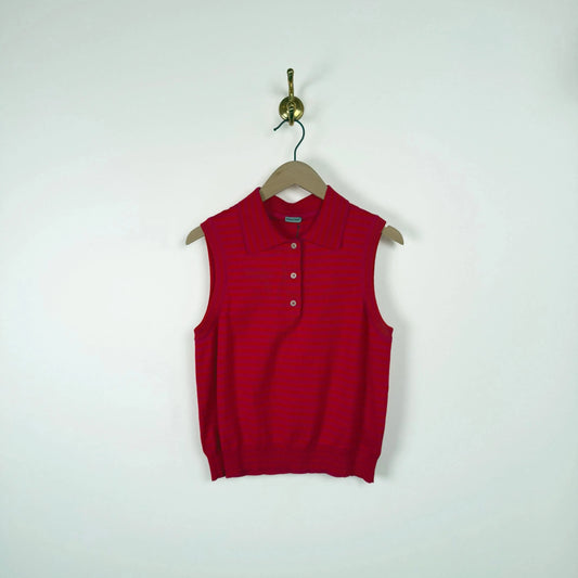 Pola Vest in Red Hot Pink-Sweater-Rachel Comey-eugenienewport