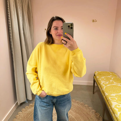 Poli'ahu CN Sweatshirt in Cornsilk-Sweatshirts-Sunray-eugenienewport