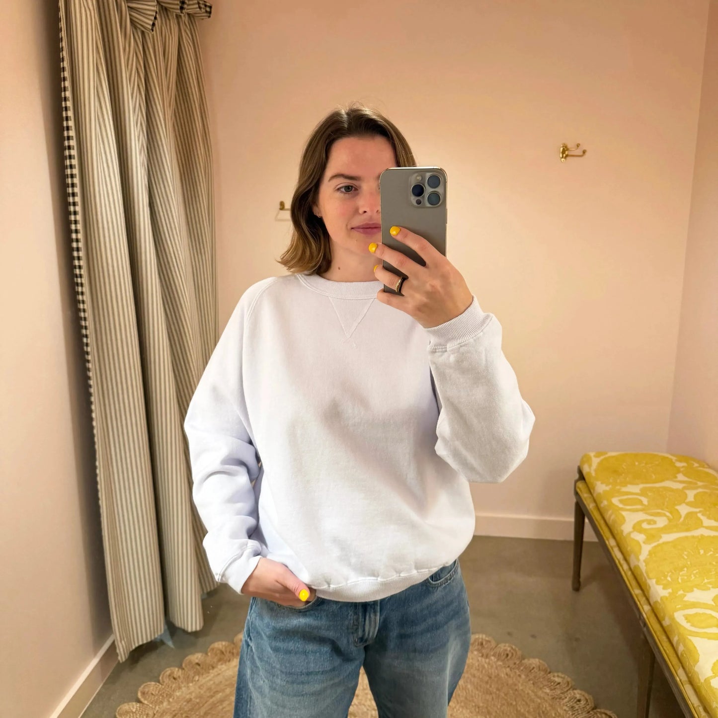 Poli'ahu CN Sweatshirt in Tinted Aqua-Sweatshirts-Sunray-eugenienewport