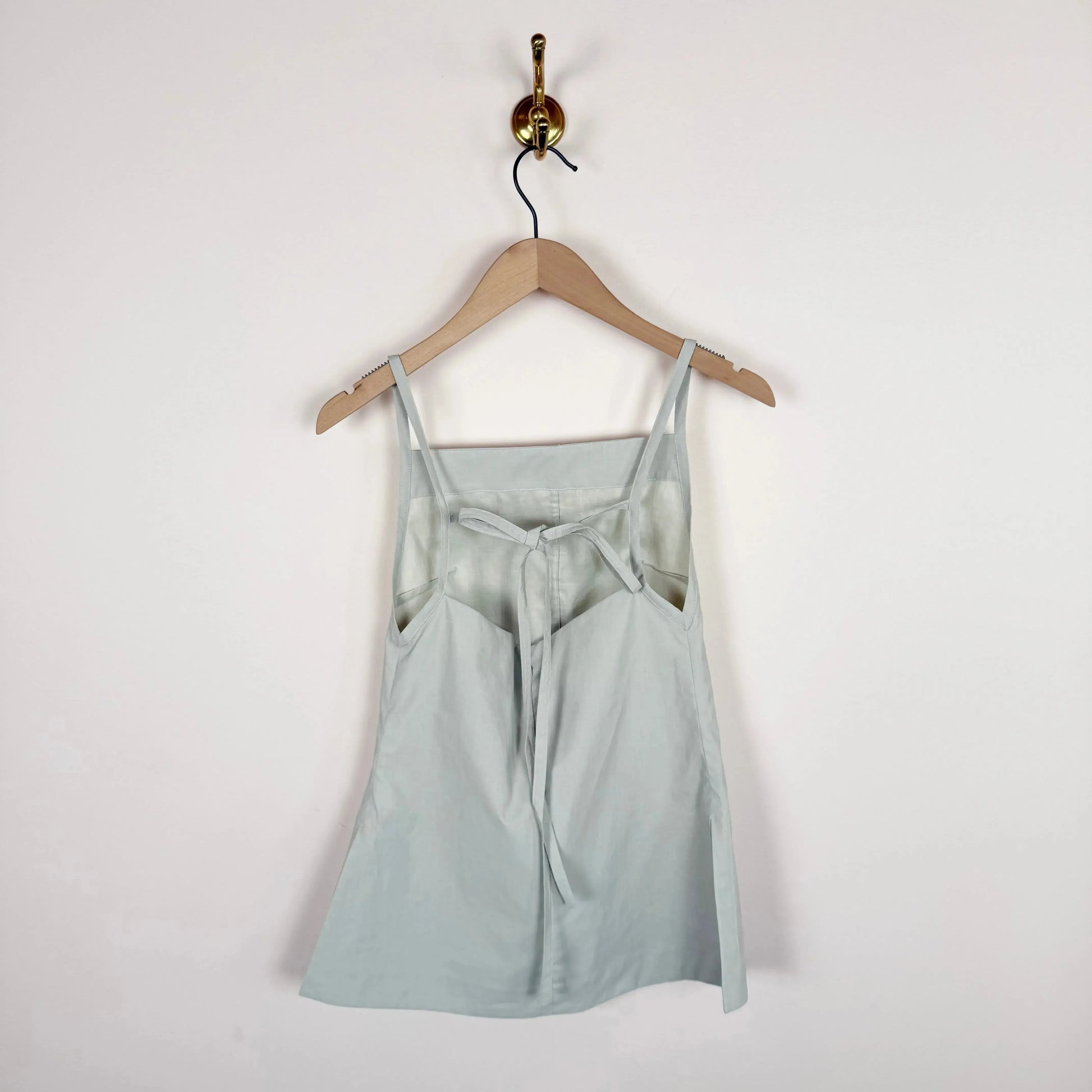 Raddle Top in Coated Linen Bone-Tops-Studio Nicholson-eugenienewport