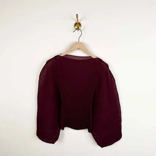 Rana Top in Burgundy-Tops-Julia Heuer-eugenienewport