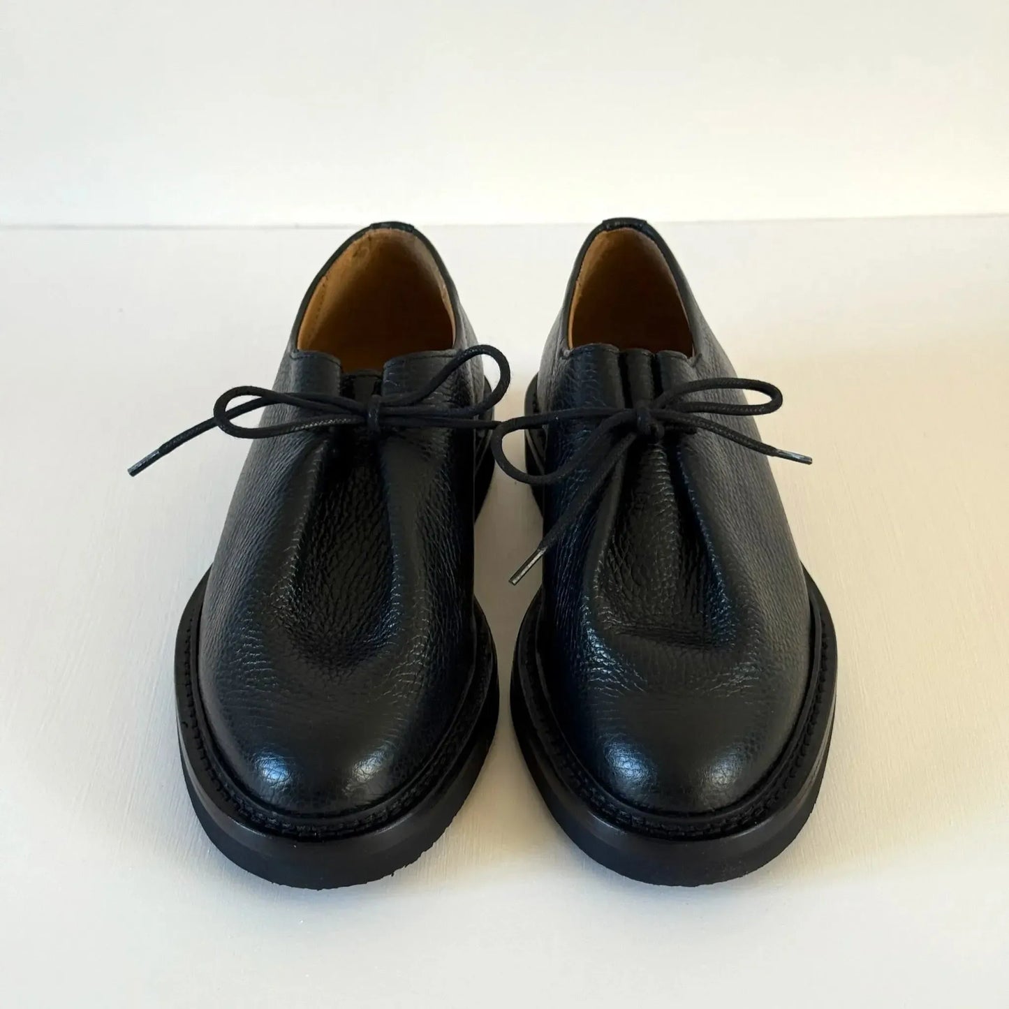 Ray Kilt in Black Grained Calf Leather-Shoes-Jacques Solovière-eugenienewport