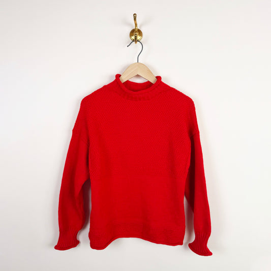 Red Knit Jumper