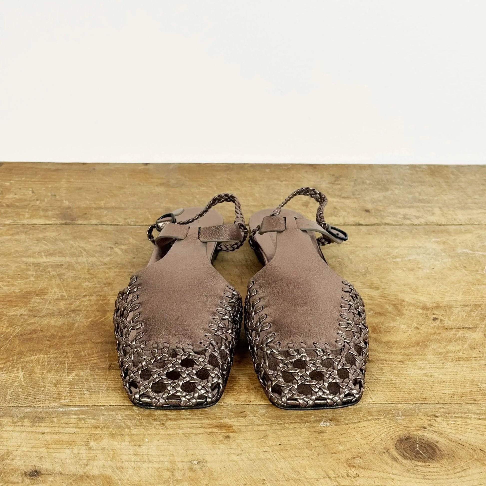 Reixa Metallic in Warm Taupe-Shoes-Hereu-eugenienewport