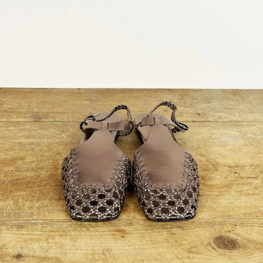 Reixa Metallic in Warm Taupe-Shoes-Hereu-eugenienewport
