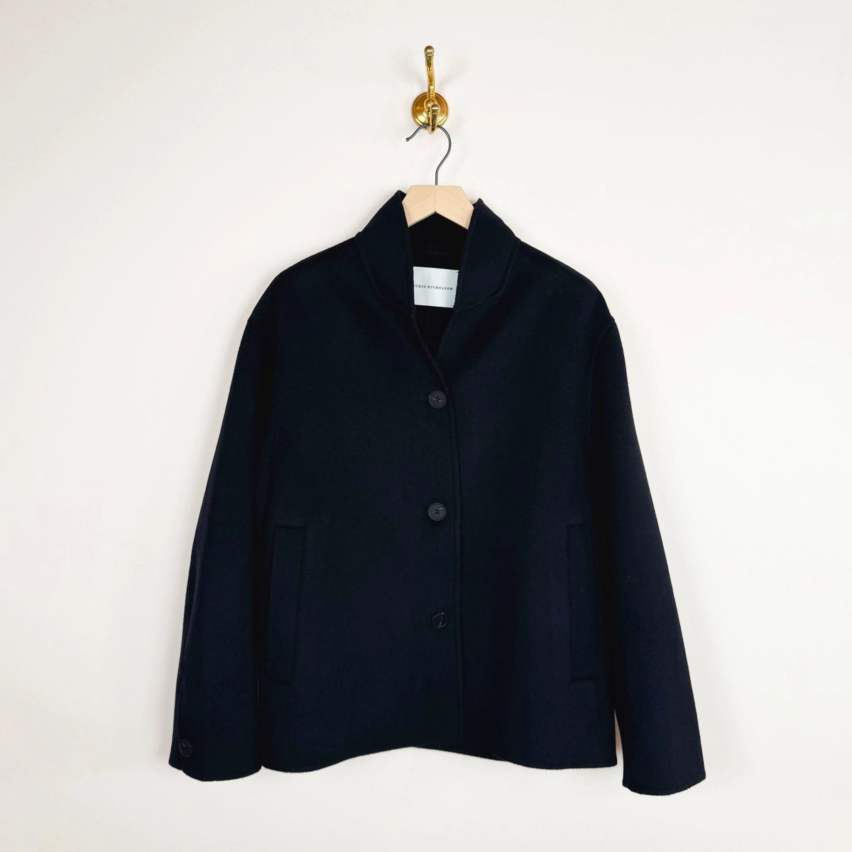 Rhine Jacket in Darkest Navy-Jackets-Studio Nicholson-eugenienewport
