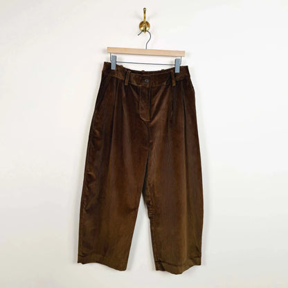 Robyn Trouser in Tan Wale Cord-Pants-Cawley-eugenienewport