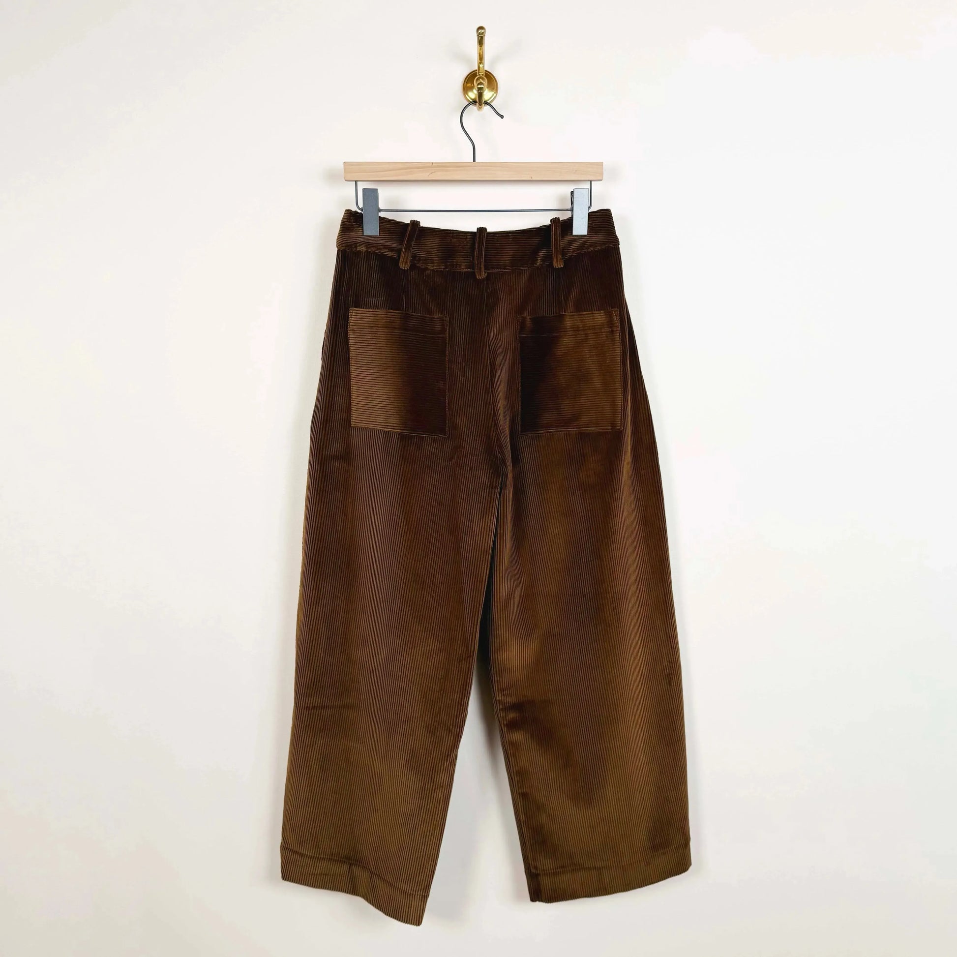 Robyn Trouser in Tan Wale Cord-Pants-Cawley-eugenienewport