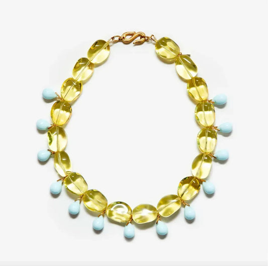 Bubble Necklace in Citrus-Accessories-Aglagla-eugenienewport