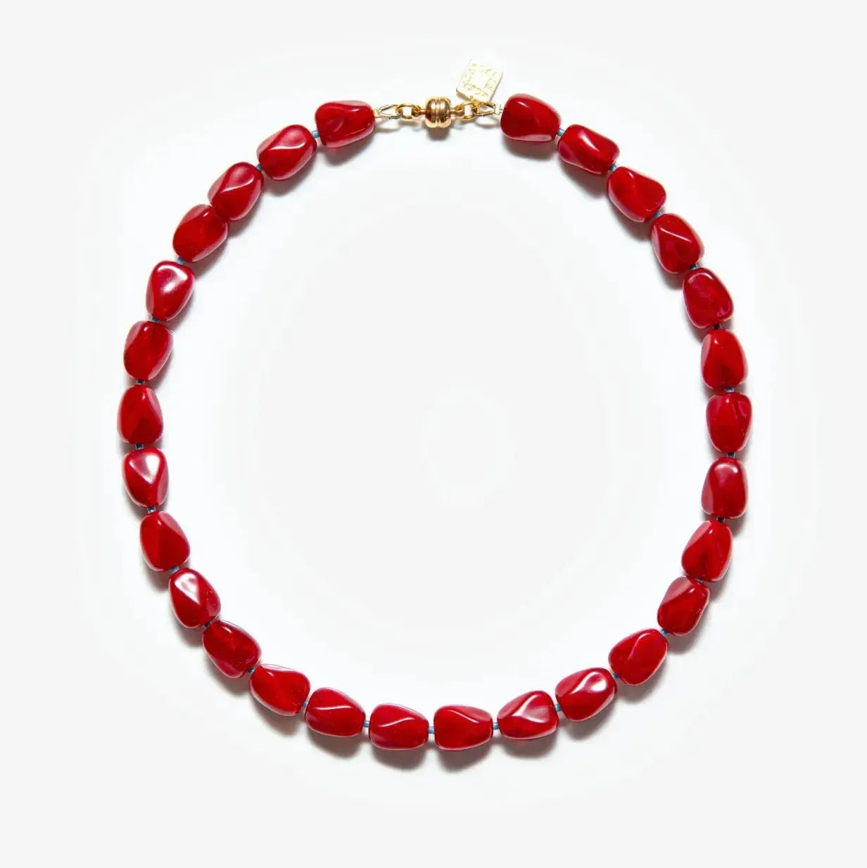 Mini Necklace in Red-Accessories-Aglagla-eugenienewport