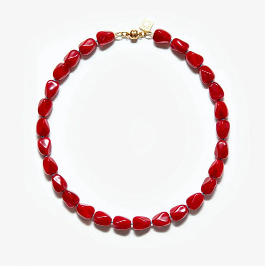 Mini Necklace in Red-Accessories-Aglagla-eugenienewport