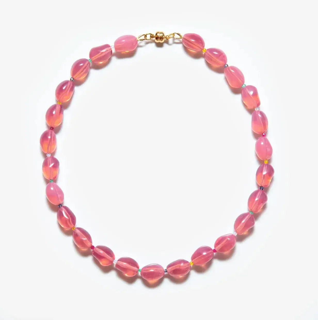 Mini Necklace in Classic Pink-Accessories-Aglagla-eugenienewport