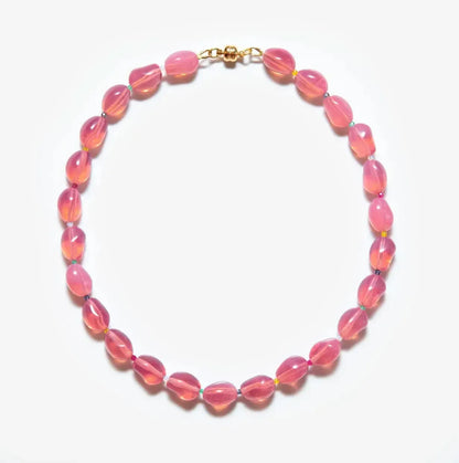 Mini Necklace in Classic Pink-Accessories-Aglagla-eugenienewport
