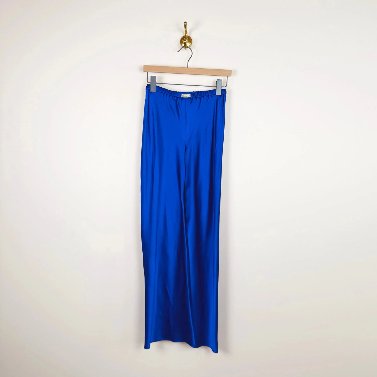 Silk Bias Pant in Blue-Pants-Comme Si-eugenienewport