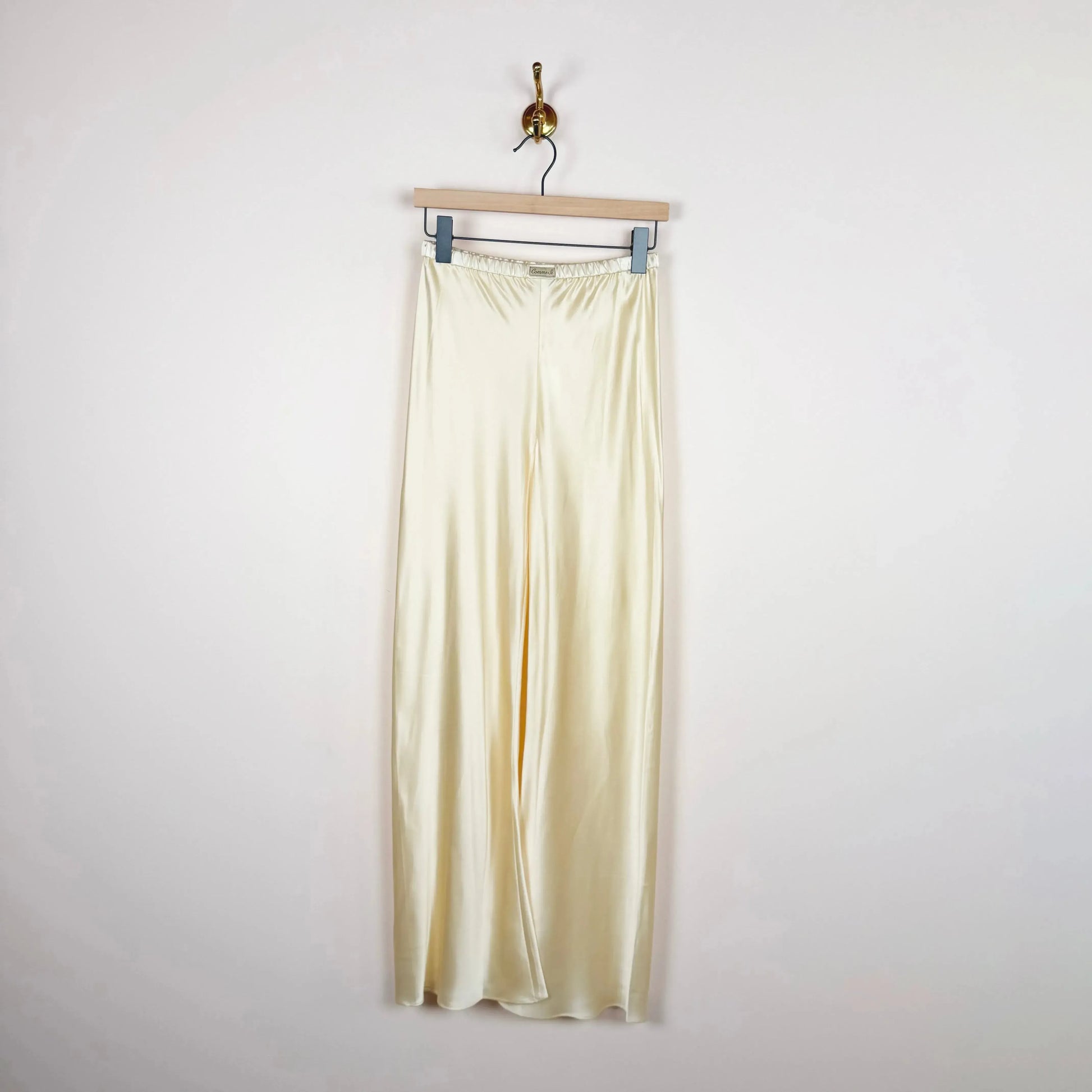 Silk Bias Pant in Cream-Pants-Comme Si-eugenienewport