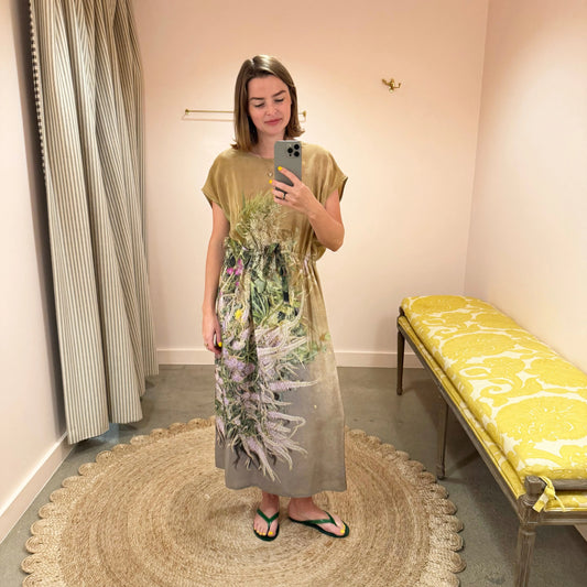 Simple Dress in Print B-Dresses-Anntian-eugenienewport