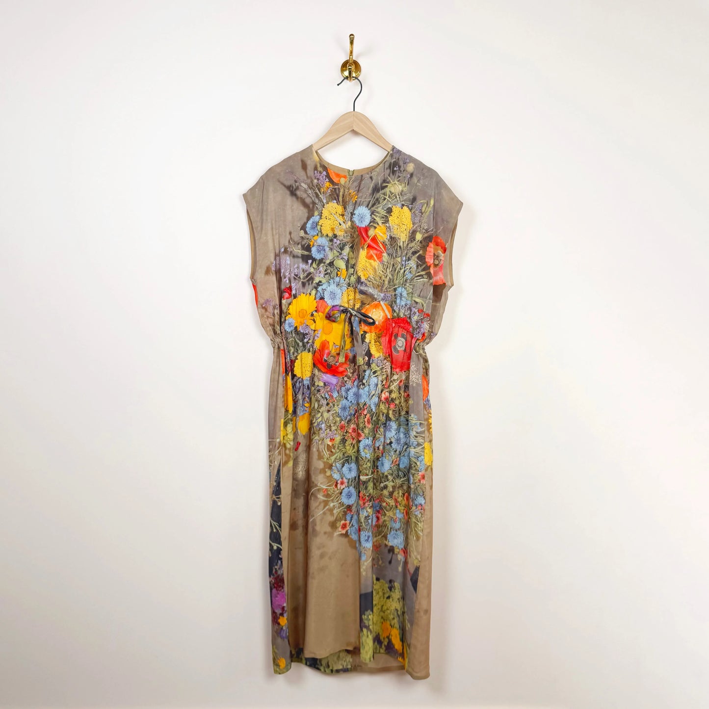 Simple Dress in Print C-Dresses-Anntian-eugenienewport